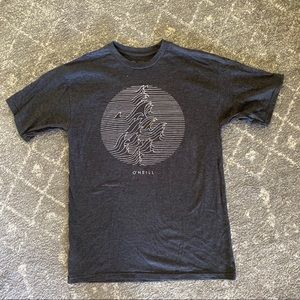 O’Neill men’s dark grey surf t-shirt